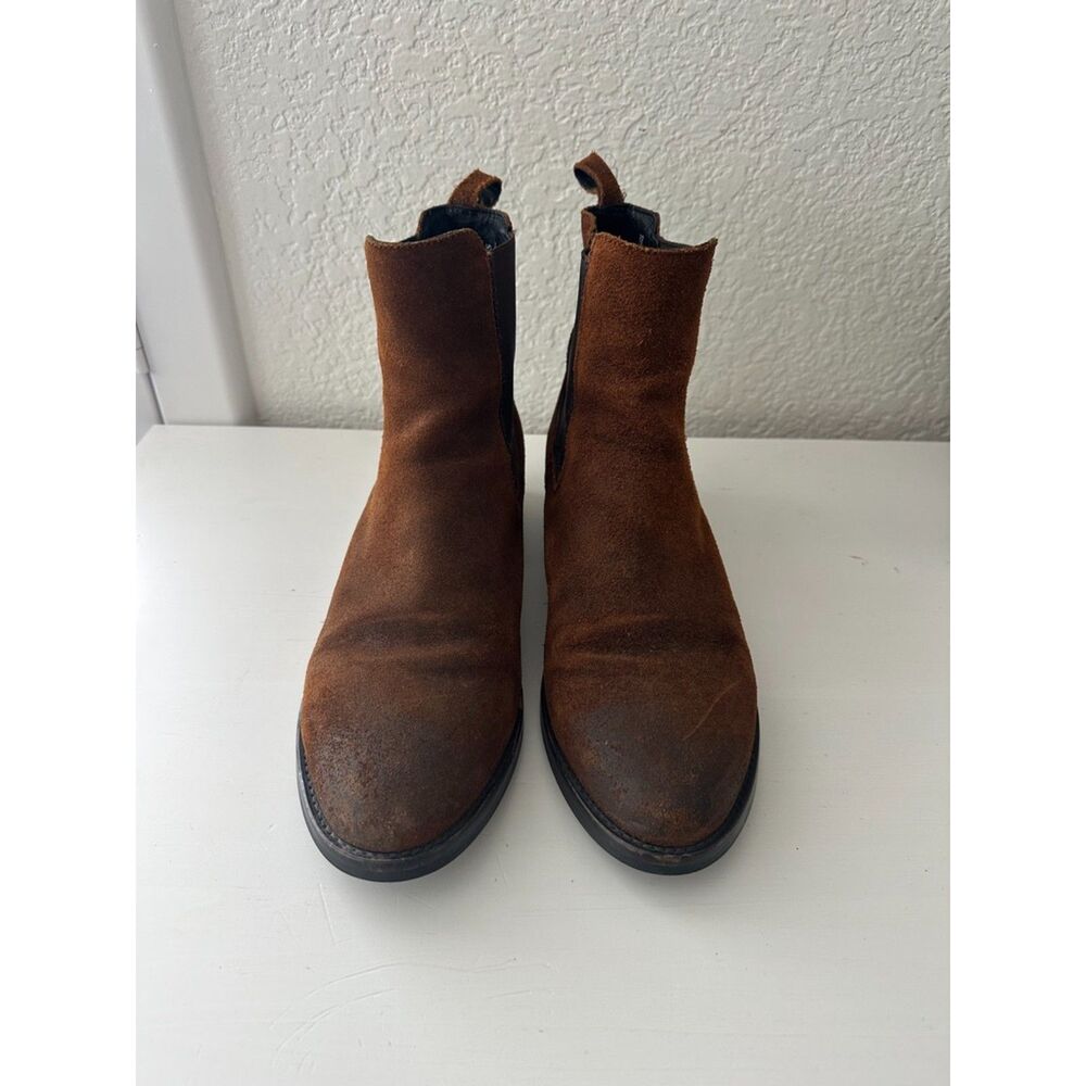Thursday Boot Co Dutchess Chelsea Boots in Brown Suede Size 8.5 - Picture 2 of 6